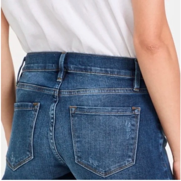 FRAME denim Le Cutoff shorts size 27. Quiet luxury neutral minimalist festival - Picture 2 of 9